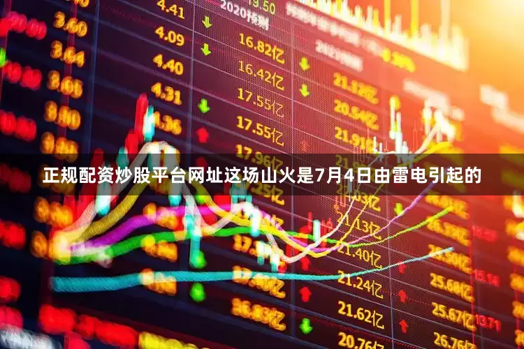 正规配资炒股平台网址这场山火是7月4日由雷电引起的