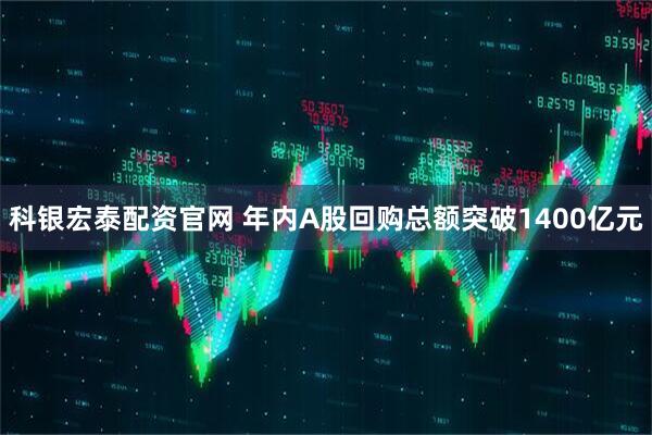 科银宏泰配资官网 年内A股回购总额突破1400亿元
